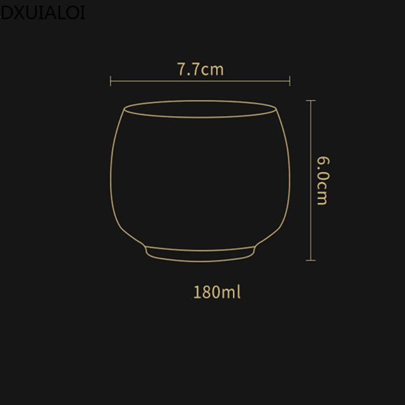 DXUIALOI Japanischen stil high-temperatur brennen keramik Kung Fu teetasse einzigen tasse 4 tasse set haushalt tee schüssel tee haus tee-set