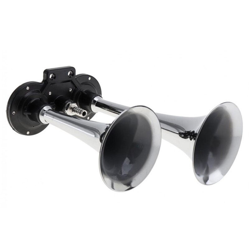 12V/24V 600db Horn Kit Car Speaker Dual Trumpet wi... Grandado