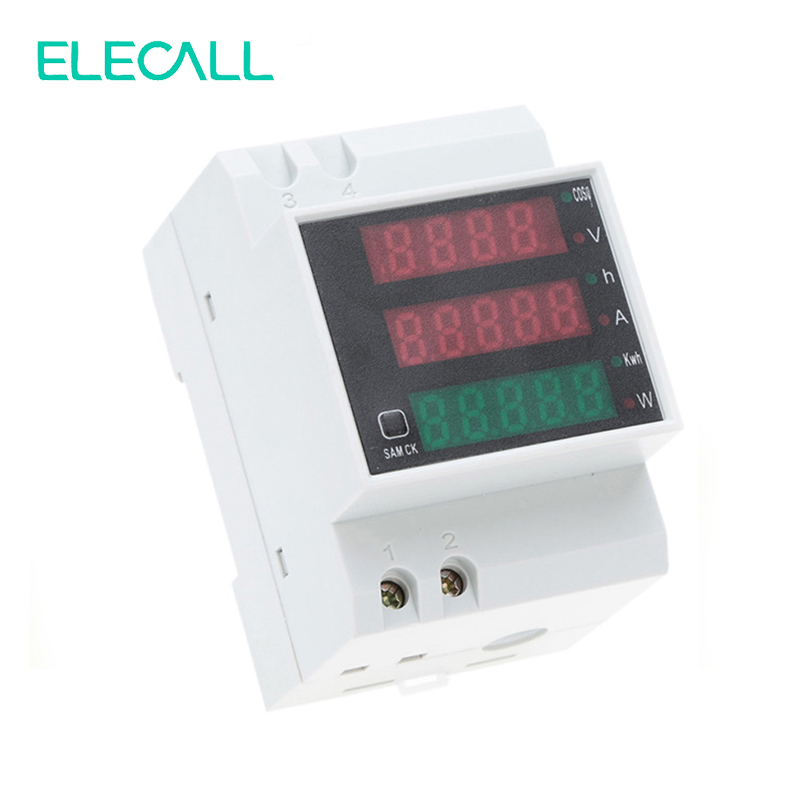 ATEC Voltmeter Ammeter Multi-Tool LED AC80-300V / 0.0-99.9A Triple