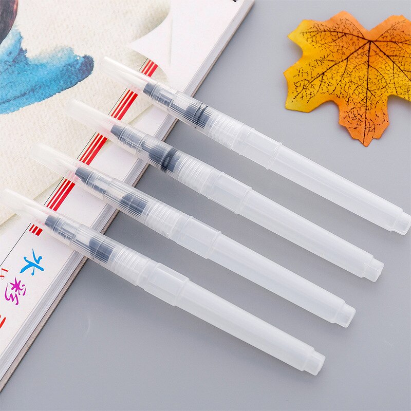 Stylo-plume à tête souple pour peinture, haute capacité, pointe/niveau, stylo absorbant, pinceau de calligraphie pour étudiants