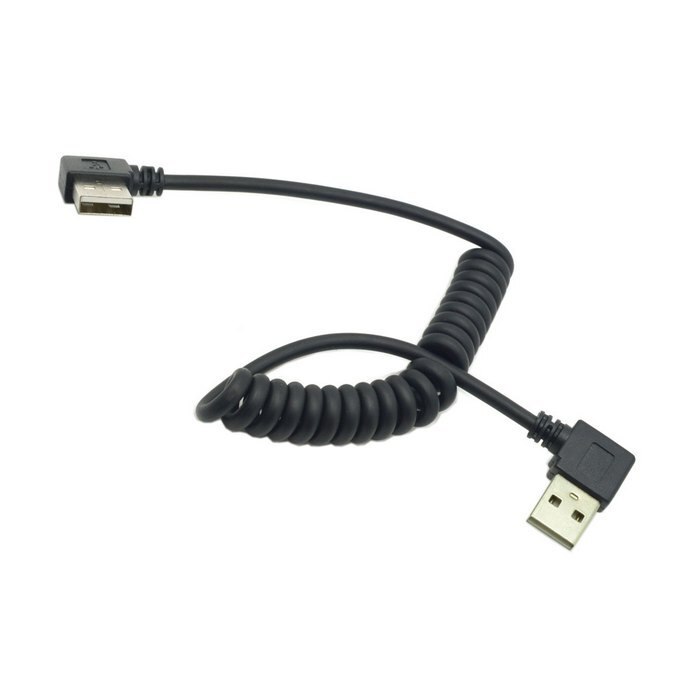 Xiwai Stretch 90 Graden Haakse Usb A Type Male Naar 90 Graden Hoek Usb Male Charge Kabel