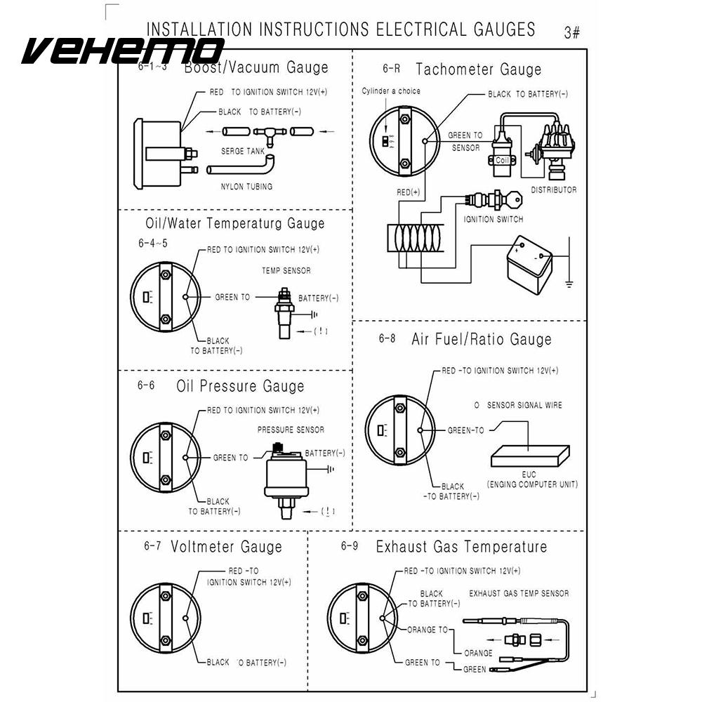 Bar Auto 'S Motoren Gemodificeerde Instrument Universal Instrument Panel Motormeter Truck Boost Gauge Gauge