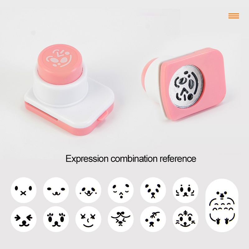 Moldes de bolas de arroz de dibujos animados DIY, molde de Sushi con forma de cara sonriente, cortador de algas marinas, bola de arroz, decoración de cocina Bento