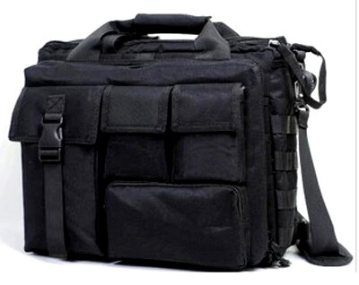 Men Travel Bags Duffle bag 15&quot;inch laptop bag tote Handbag: black