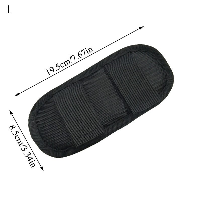 1Pcs Vervanging Schouderriem Riem Pad Non Slip Schouderriem Pads Voor Rugzak Unisex Zwart Camouflage Kussen Voor Tassen