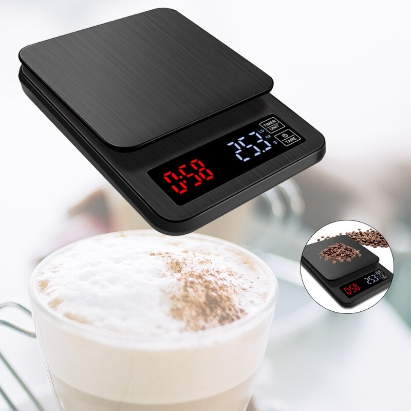 Handmade Coffee Electronic Digital Scale Slim 3Kg/5Kg Coffee Weighing Gadget