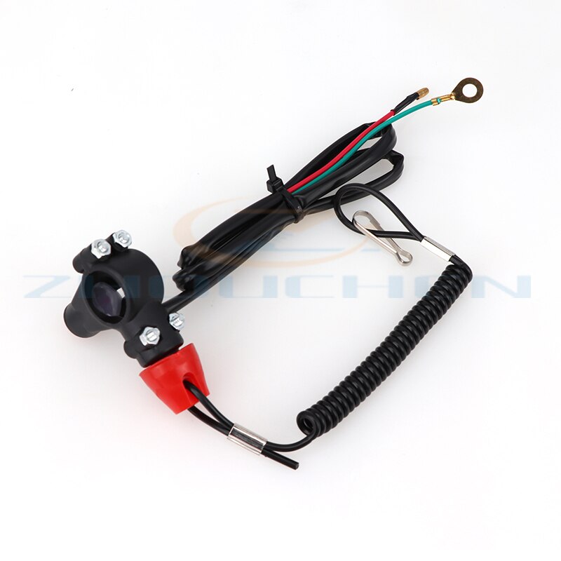 Off Tether Safety Stop Kill Switch Push Button For 2 Stroke Mini Moto Dirt ATV Quad 4 Wheeler Minimoto Pocket Bike: B