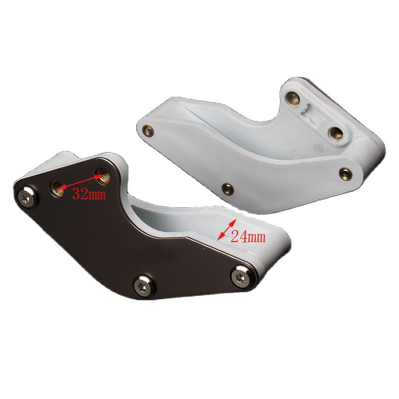 24mm bredde aluminium med plastik kæde beskyttelses guide protector kæde rulle til xr ttr koyo crf klx 50 70 110 motocross snavs cykel