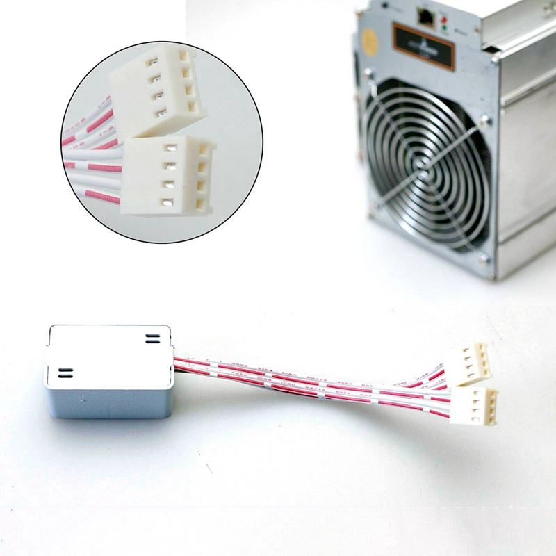 5 PCS Fan Simulators for Bitmain Antminer Miners L3 D3 S7 S9 Z9 S17 T15 T9 V9 Denoising Automatic Speed Regulation