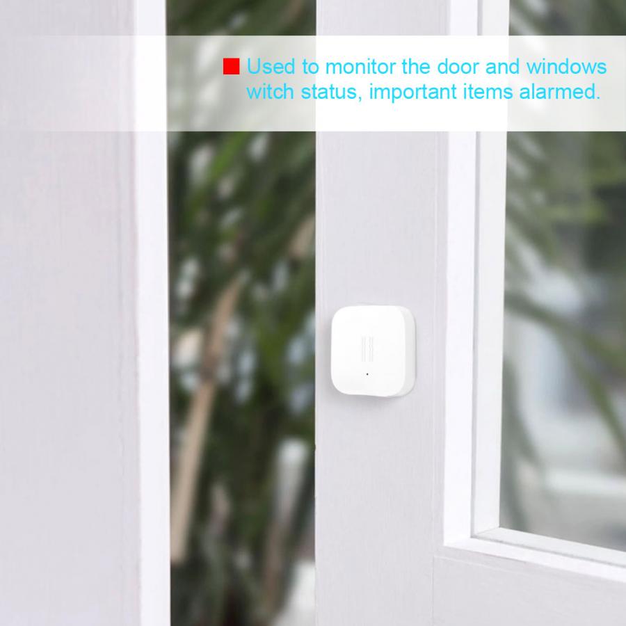 Smart Vibration Sensor ZigBee Shock Sensor for Home Safety White Vibration Sensor White