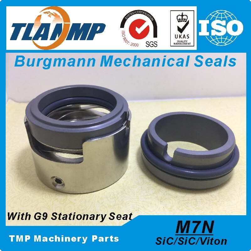 M7N-38 (M7N/38-G9) Tlanmp Burgmann Mechanical Seals Onbalans Type Met G9 Stationaire Seat (Materiaal: sic/Sic/Vit)