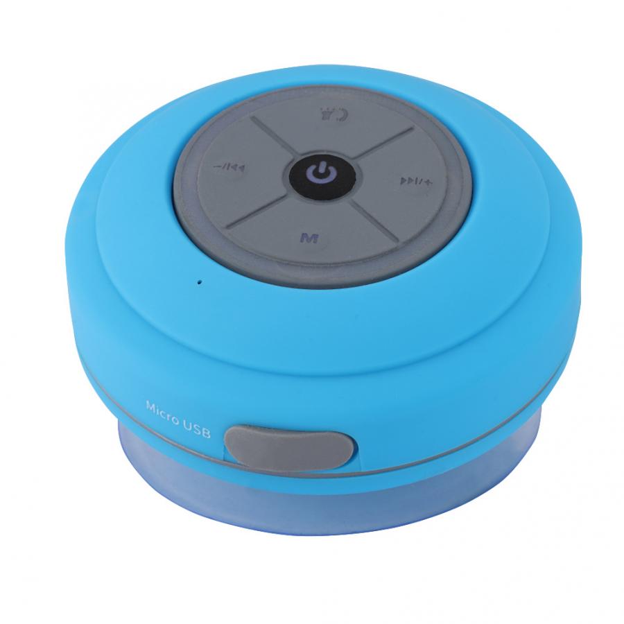 Q9 Badkamer Mini Speaker Waterdichte Handsfree Bluetooth Luidspreker met Microfoon Zuignap