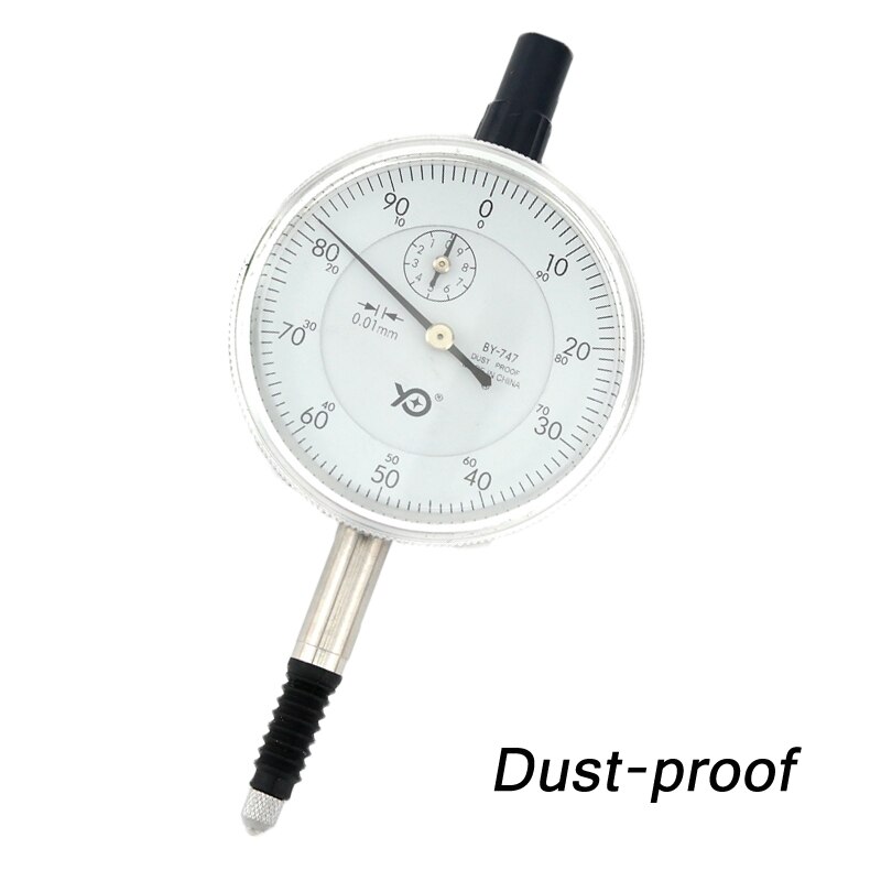 Accurate Dial Gauge Test Indicator Precision Metric with Dovetail Rails Mount 0-40-0 0.01mm Universal Measuring Instrument Tool
