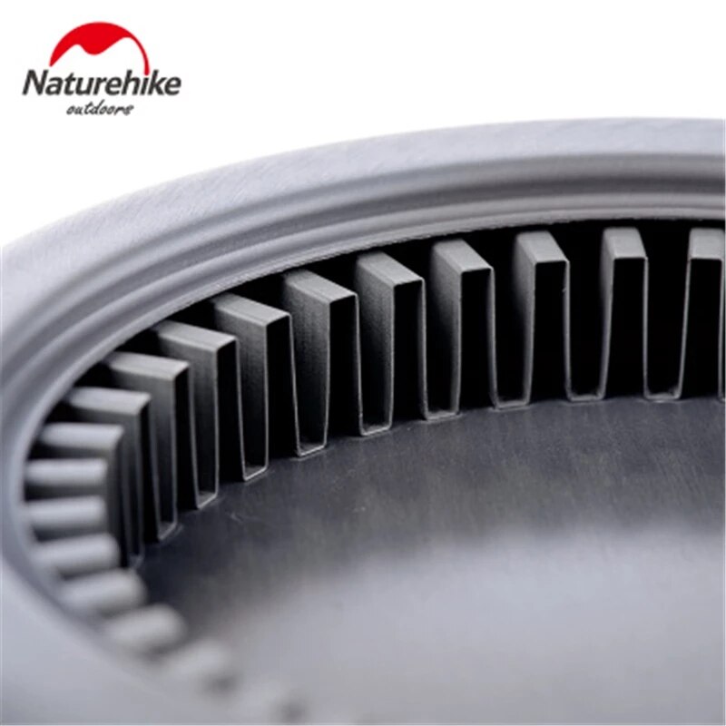 Naturehike Camping Cookware 2-3 Person Nonstick Outdoor Picnic Pot Pan Ultralight Portable Camping Pot Outdoor Folding Cookware