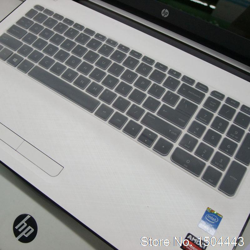 15.6" Laptop Keyboard Protector Skin - Ultra-thin Silicone Dustproof Cover for HP Pavilion Envy 15 Series: Transparent