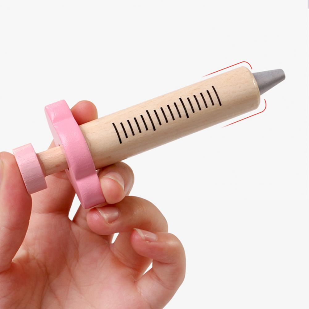 Educational 1 set durable simulation doctor role-play toy set wooden dentist toy reusable for interactive play