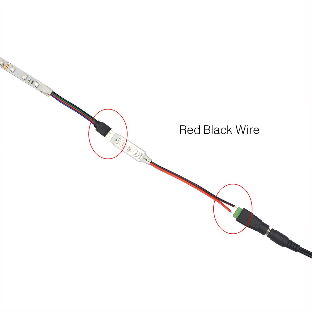Mini DC 12 V LED RGB Controller LED Dimmer Snelheid/Helderheid Controle Voor RGB 5050 3528 2835 LED Strip licht