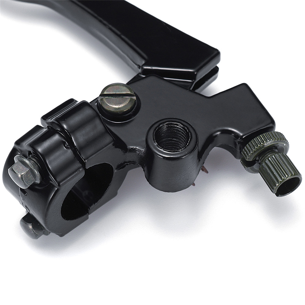 Pair Motorcycle Brake Clutch Levers Black For Honda CG 125 Aluminum Alloy Motorbike Brake & Clutch Lever Cable Front Brake