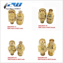 1 szt. adapter SMA robić MCX wtyk męnarty i żeńskie gniazdo złącze koncentryczne RF