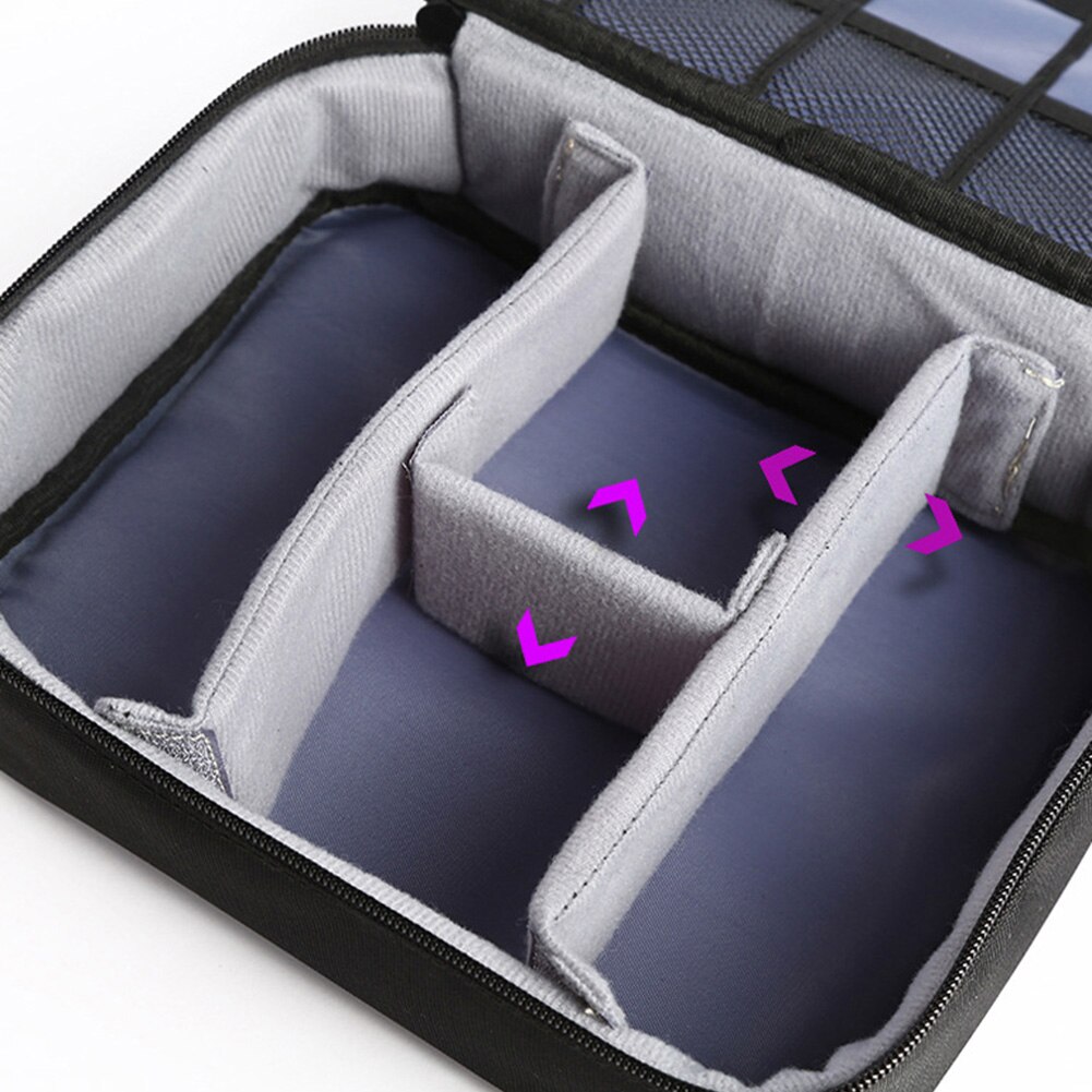 Cable Organizer System Kit Case USB Data Cable Earphone Wire Pen Power Bank Storage Bags Digital Gadget Devices Travel