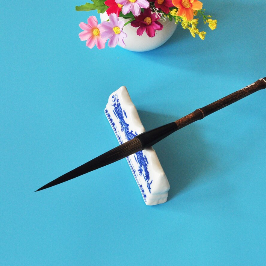 1 stks/set lange Beer Haar Chinese Kalligrafieborstel Artist Water Schilderen Brush Pen Inkt Borstel Schrijven Borstel Pen Mo Bi