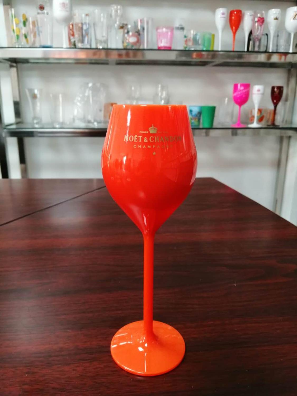 2 copos de cocktail, copos de champanhe, vidros galvanizados, copos plásticos galvanizados brancos: Laranja