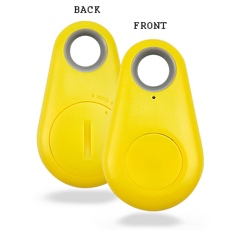 Localizador inteligente con GPS para niños y perros, localizador con alarma antipérdida, rastreador de llaves inalámbrico con Bluetooth, estilo: GPS-yellow