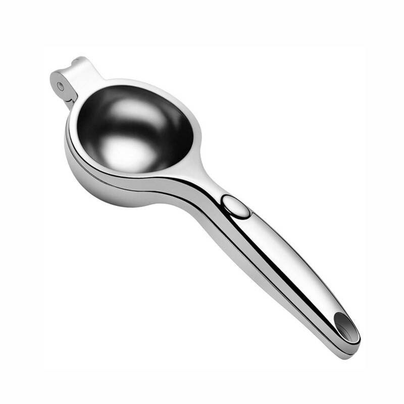Herramientas de cocina exprimidor de limón, exprimidor de zumo de naranja de acero inoxidable, herramienta multifuncional de prensa de mango rápido: 2 Pcs