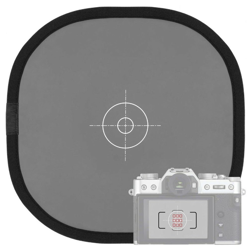 2 in1 Grey White Balance Card 12'' 30CM 18% White Balance Card Mini Gray Card Photographic Calibration Camera Checker DSLR