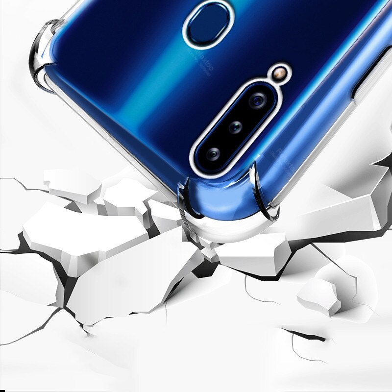 A20 fundas voor samsung galaxy  a20 s a 20 s e 20e hoesje anti-val airbag doorzichtig hoesje schokbestendig zacht hoesje galaxy  a20 conque capa