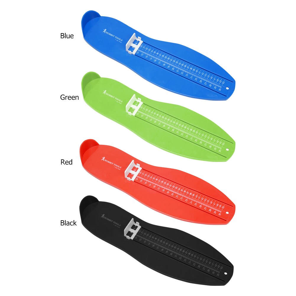 Multi-functional Durable Foot Measure Tool Gauge Practical Feet Length Width Shoes Size Measuring Ruler for Adults