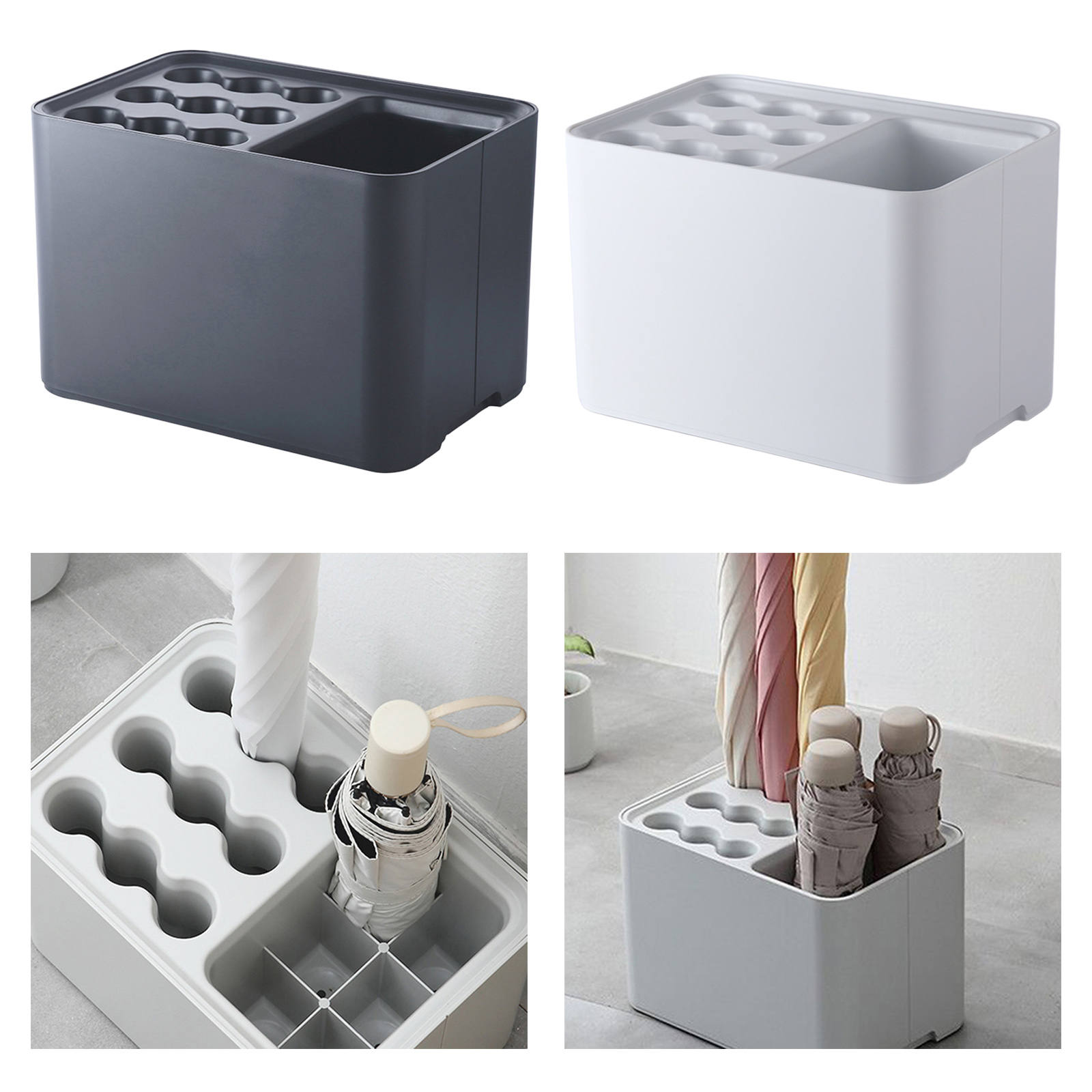 15 Grids Umbrella Holder Large Capacity Umbrella Storage Box Umbrella Container Umbrella Rack for Long Short Umbrellas