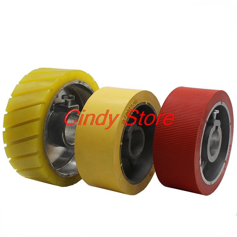 Power feeder roller wheel rubber press roller woodworking milling machine drive wheel feeder woodworking machinery accessories