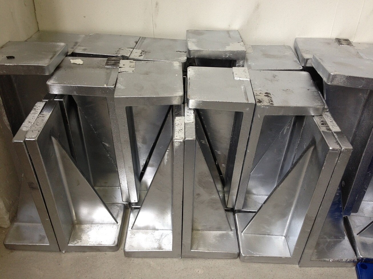 Standard teile von inspektion werkzeuge, L-förmigen aluminium unterstützung, blank