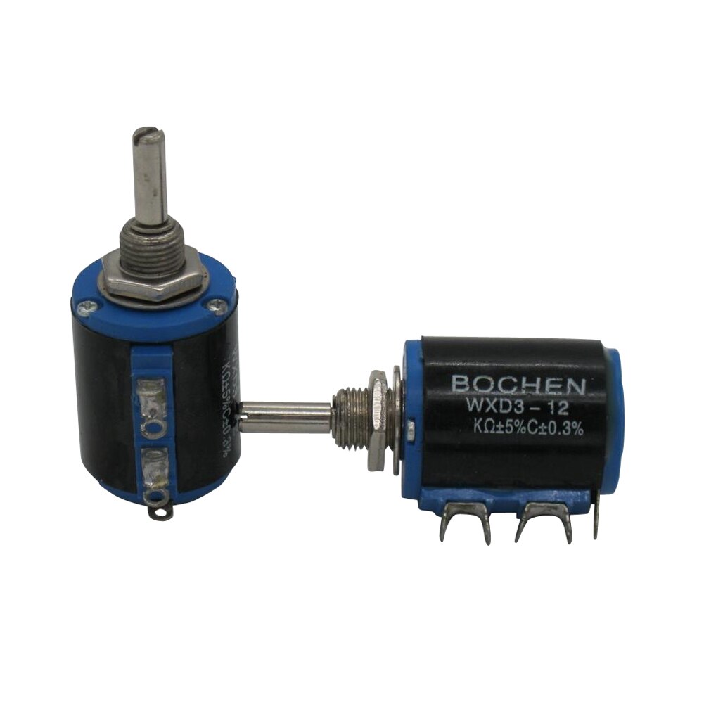 Potenciómetro de precisión de 2 piezas WXD3-12 1 W 220 ohm WXD3-12-1W 5 anillos multicírculo