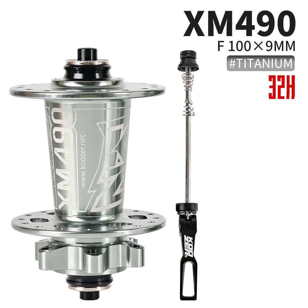 Koozer Bike Hubs 28/32/36 Holes MTB Front Hub Sealed Bearing Hub QR 100x9MM Thru 100x15MM Bicycle Hub For SHIMANO HG 8 -12Speed