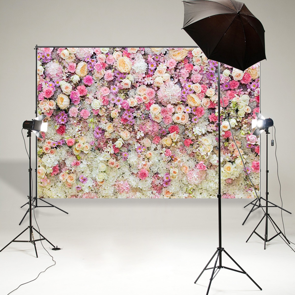 Vinyl fotostudie baggrund blomst væg fotografering baggrund for bryllupsfest foto prop fest baggrunde ) 7 ftx 5ft