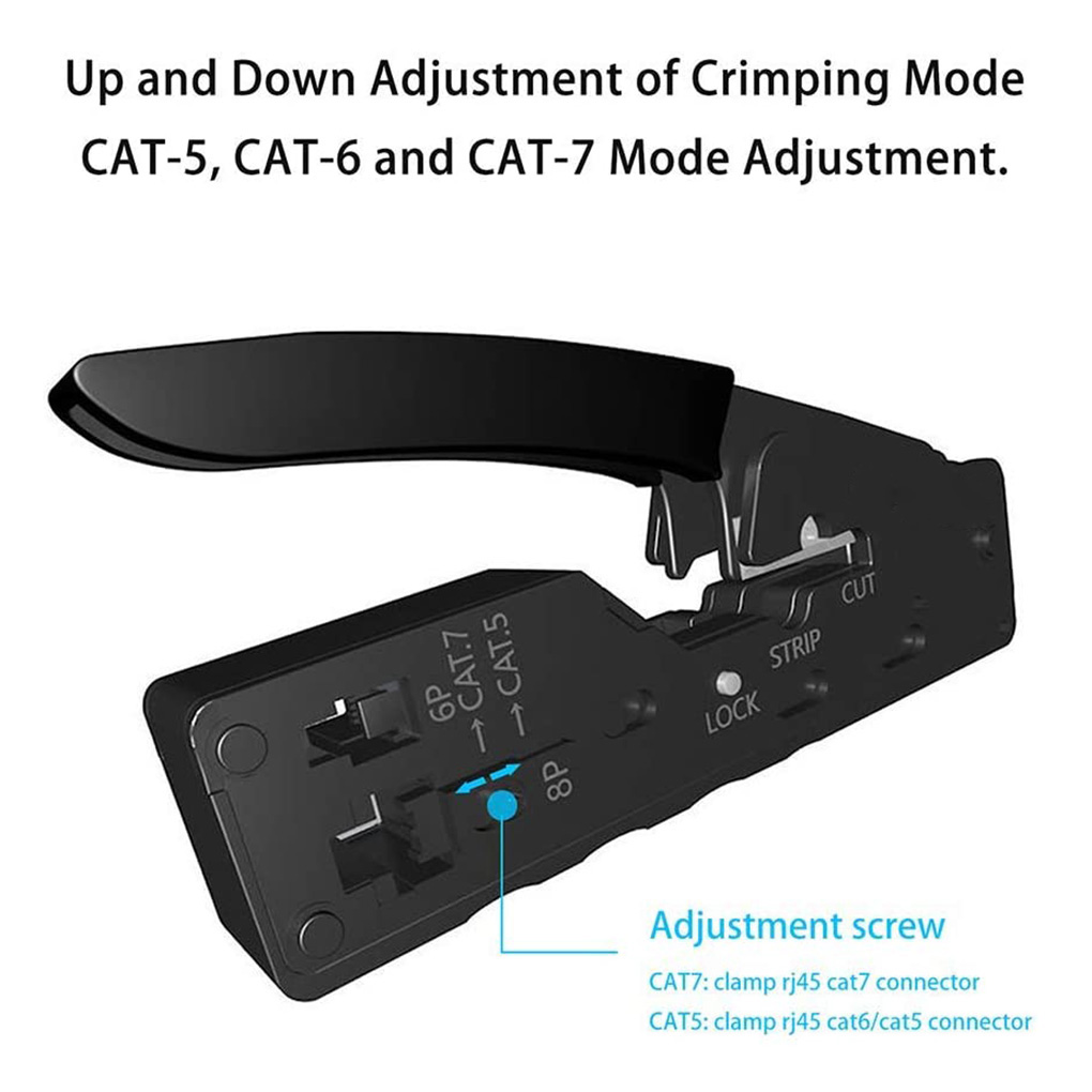 Crimping tool hand network tool kit for cat6 cat5 cat5e rj45 rj11 connector 8P 6P lan Cable Wires pliers Clip Multi Function