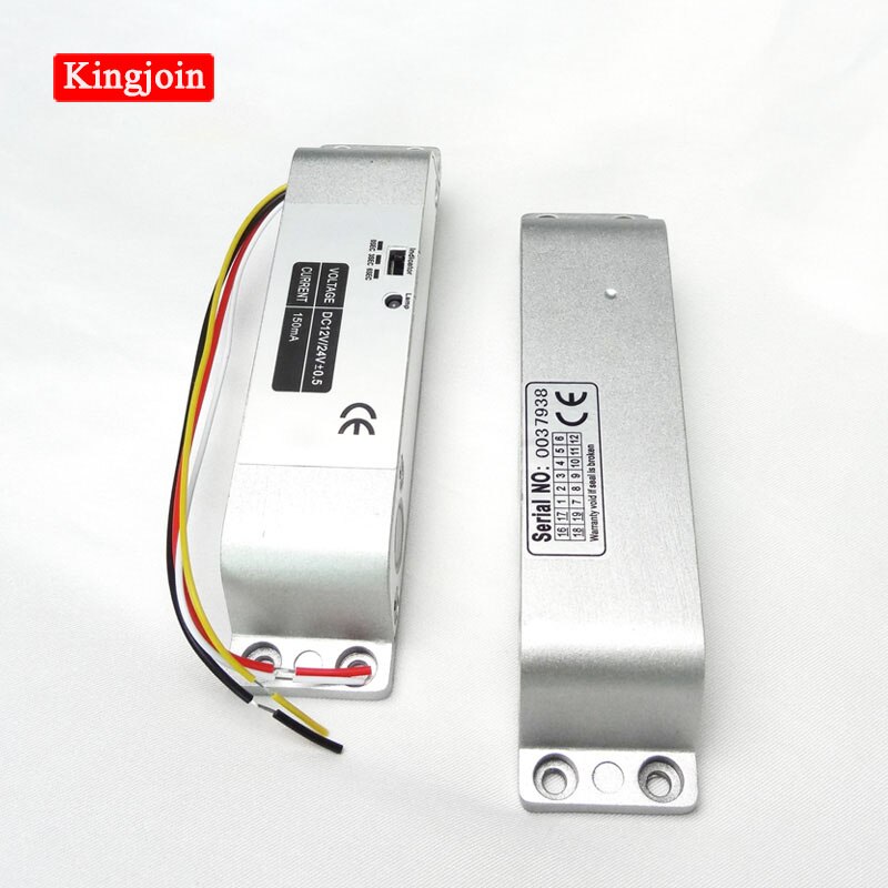 800kg 1800lbs Electric Bolt Lock with Door State Detection Output Point and Timer Bolt Lock Fail-safe Electric Lock