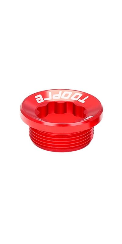 TOOPRE-tornillo de aleación de aluminio para bicicleta de montaña, rueda de cadena integrada Torx, cubierta de manivela EIEIO M20, perno para XT/XTR/SLX/DEORE: M20 Red