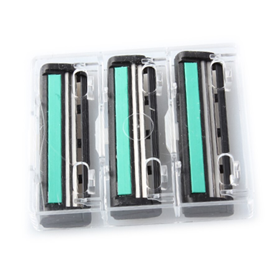 3 In 1 Veiligheid Scheermesjes Voor Mannen 1 Scheermes Houder & 30 Blades Scheren Scheermes Dubbele Lagen 2 Blades scheerapparaat Standaard Trimmer