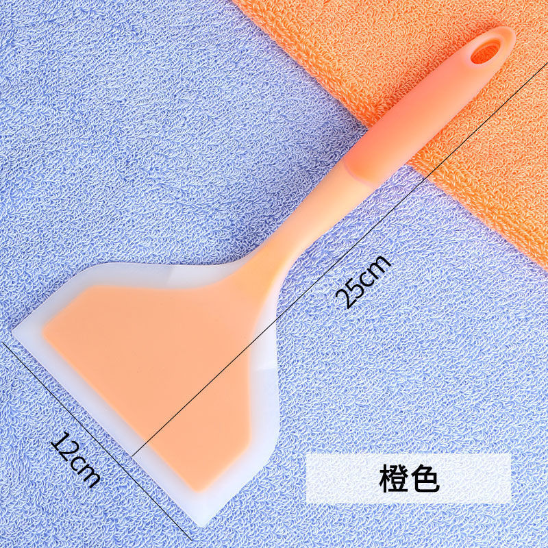 Kitchen Scraper Baking Yuzi Burnt Silicone Spatula Wide Mouth Pizza Spatula Steak Non-stick Silicone Spatula Kitchen Accessories: 2