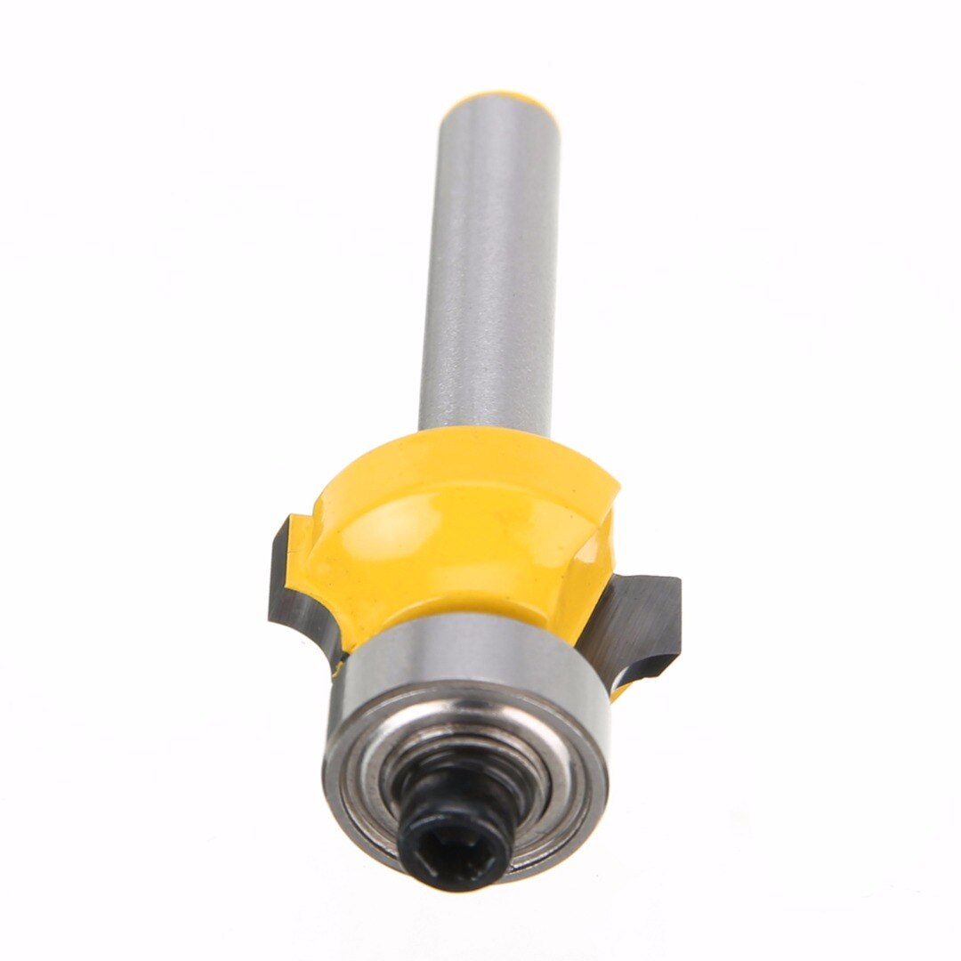 1pc Carbide Round Over Edging Router Bit Mayitr 1/8" Radius 1/4" Shank Woodworking Milling Cutter