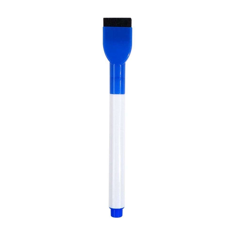Portable Colorful Whiteboard Marker Magneticless Waterborne Brush Water Color Pens Erasable Multifunction Marker Pen Fridge: Red