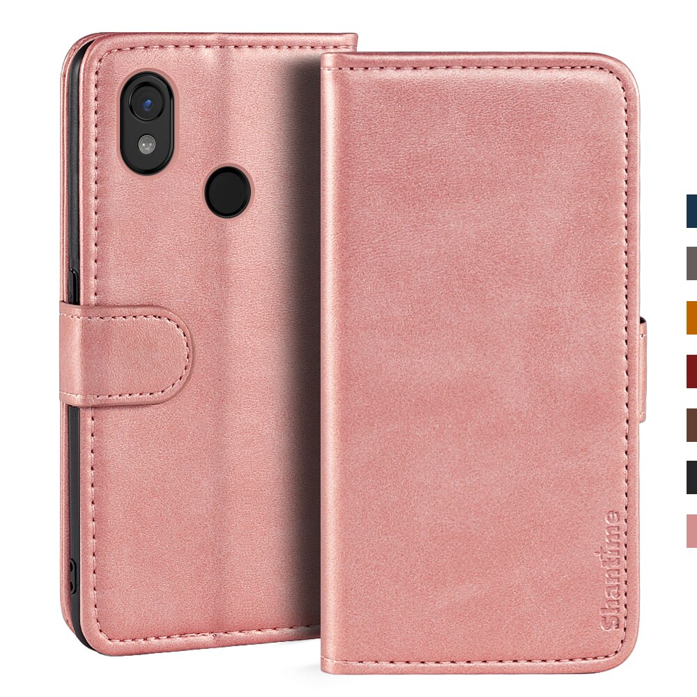 Fodral för cat  s52 fodral magnetiskt plånbok läderfodral för cat  s52 stativ coque telefonfodral: Roseguld