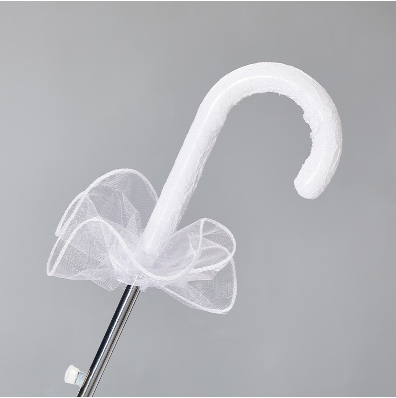 Mini sombrilla de encaje, paraguas bordado Vintage para boda, accesorios de fotografía de flores, bonito paraguas de palacio para niñas