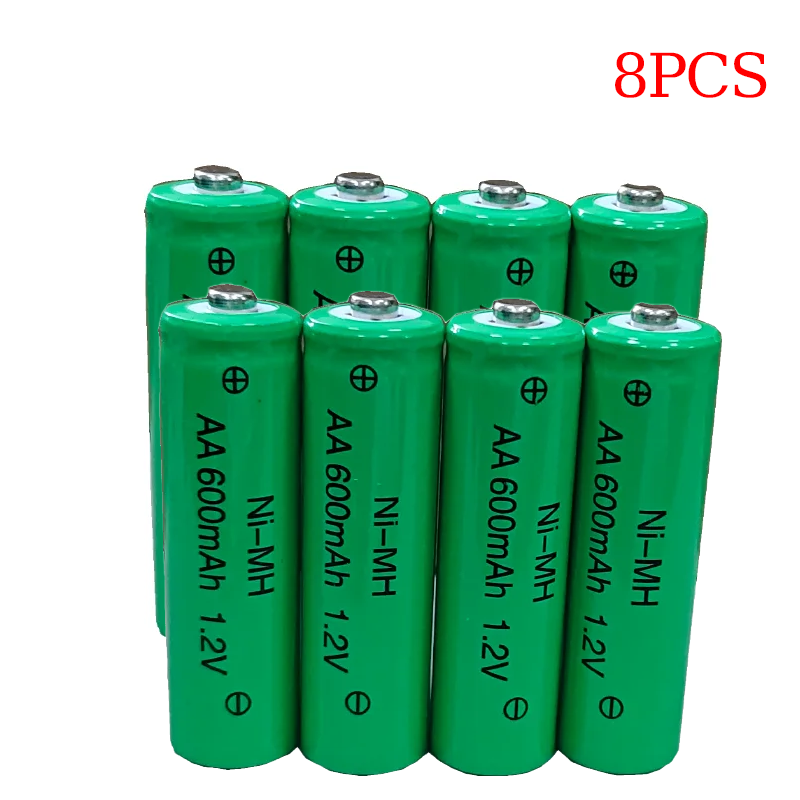AA 1.2V 600mAh Battery Ni-MH Rechargeable Battery ... – Grandado