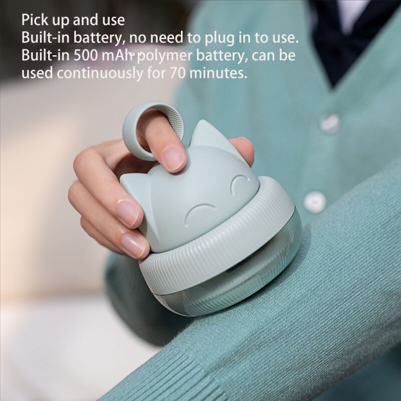 Elektrische Bal Trimmer Kleding Tondeuse Remover Draagbare Leuke Kat Vormige Scheren Voor Trui Quilt Smart Home Kits