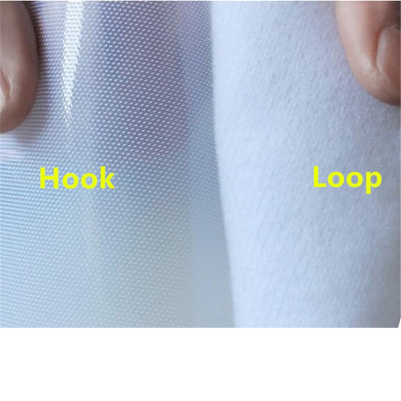 2m bløde babybleer tape selvklæbende fastgørelsestape til skoreparation brysttape velcrobånd til tøj 2 ruller/sæt