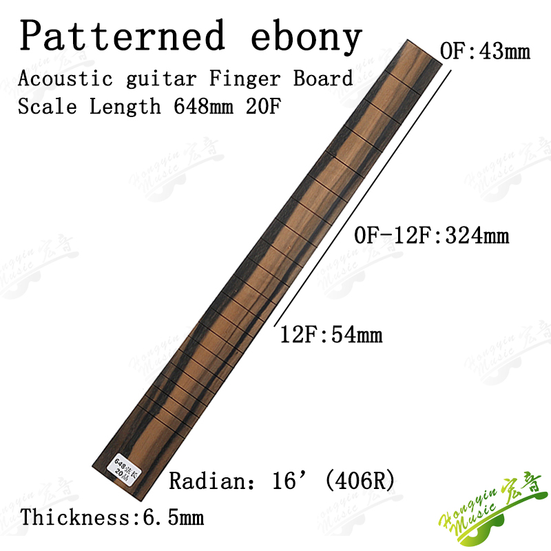 B Ébano africano para guitarra clásica eléctrica acústica, diapasón, Material de fabricación de guitarra: Rojo